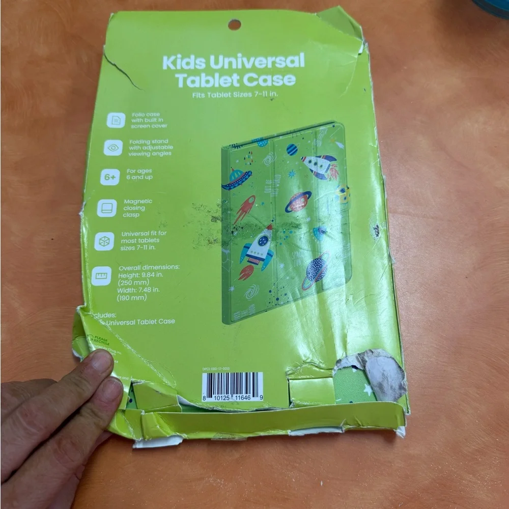 Kids Universal Tablet Case with Space Design